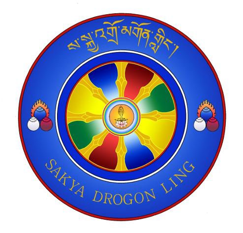 Emblema de Sakya Drogon Ling.