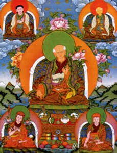 Los 5 Fundadores Sakya.