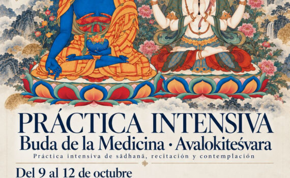Cartel buda medicina chenresig